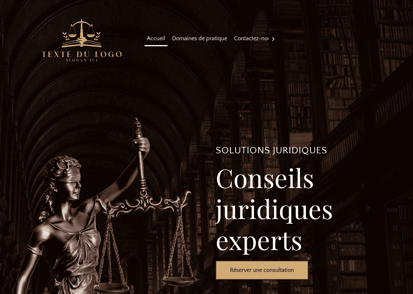 Conseiller en solutions juridiques Website Preview