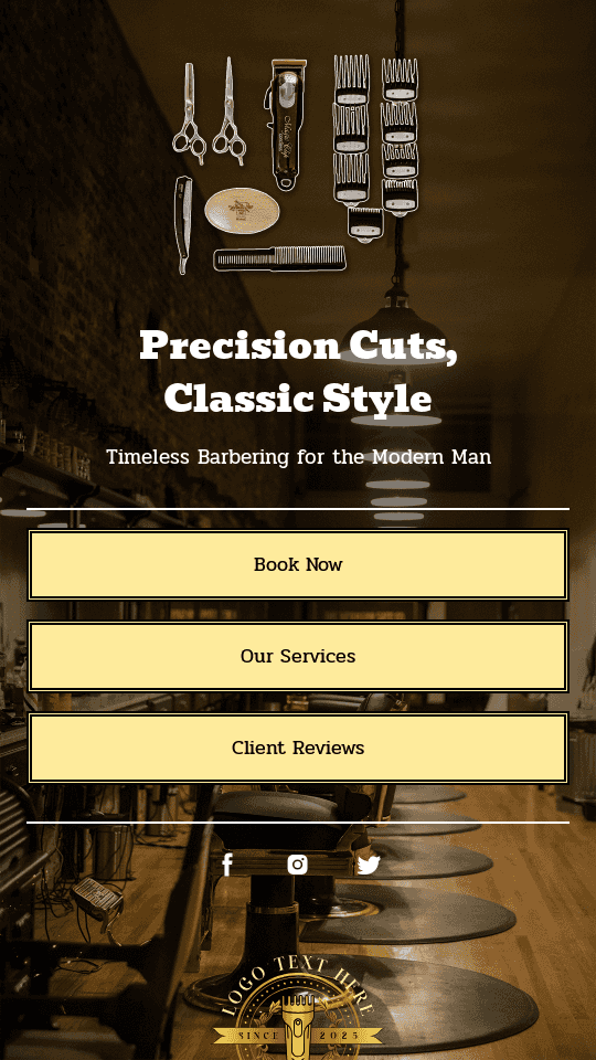 Pet Grooming Care Bio link template