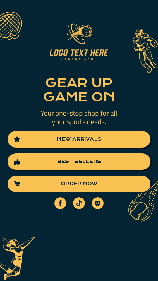 Sports Gear Shop Link in Bio Preview