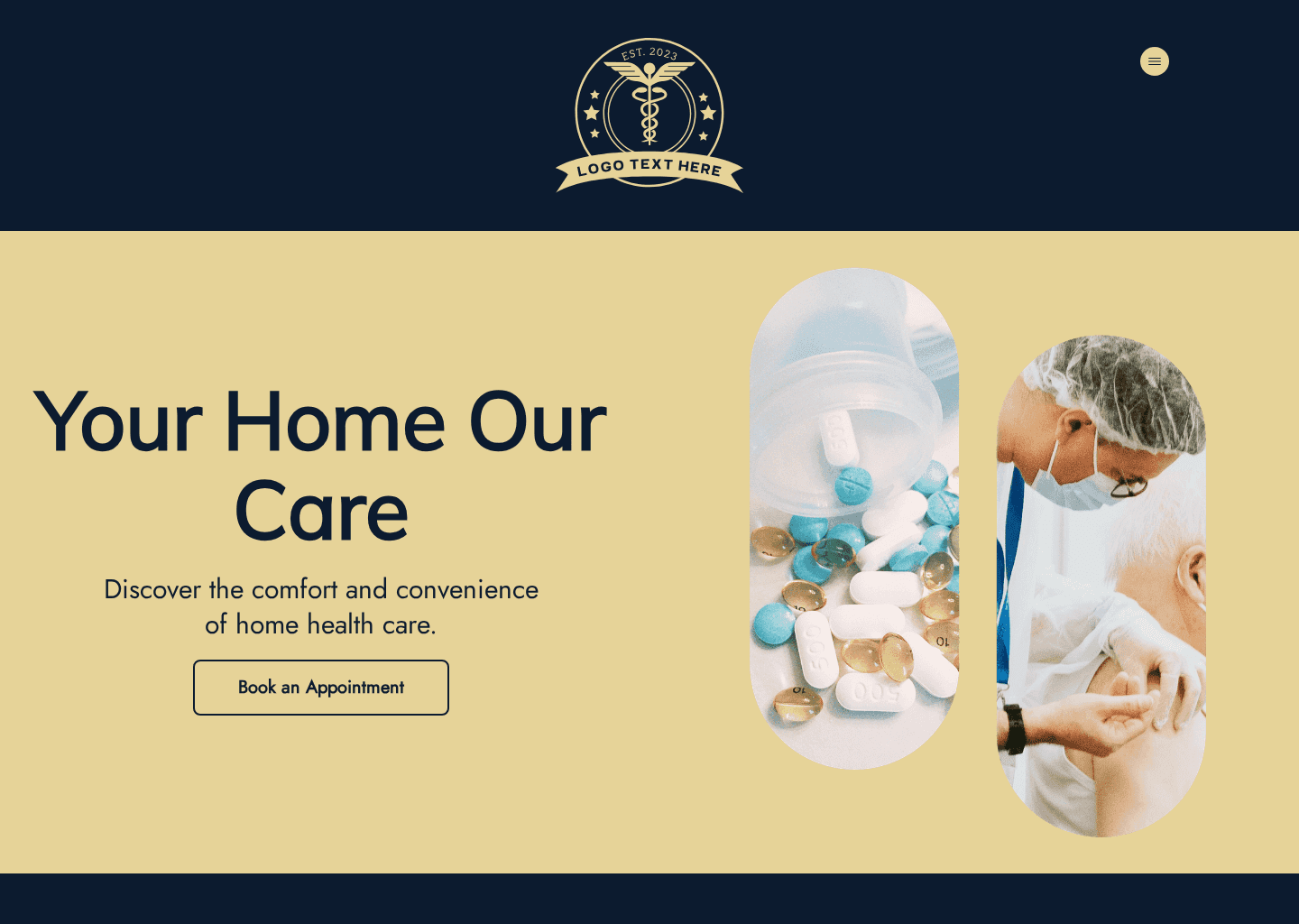 Expert Home Healthcare Website Preview