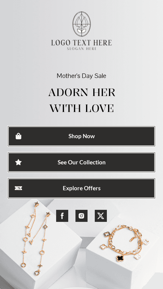 Jewelry Shop Sale Link in Bio Preview