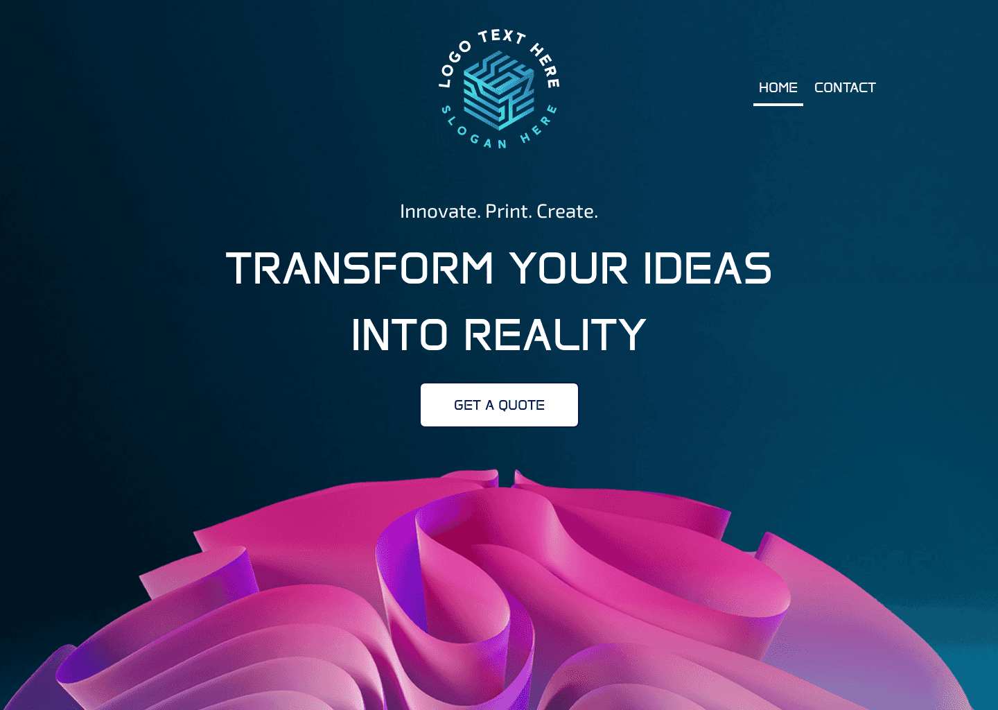 3D Printing Solutions Website Preview