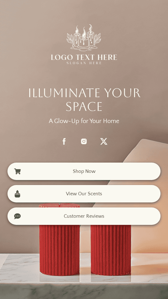 Scented Artisan Candles Link in Bio