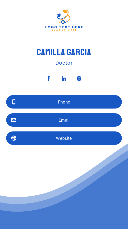 Medical Clinic Doctor Digital Business Card