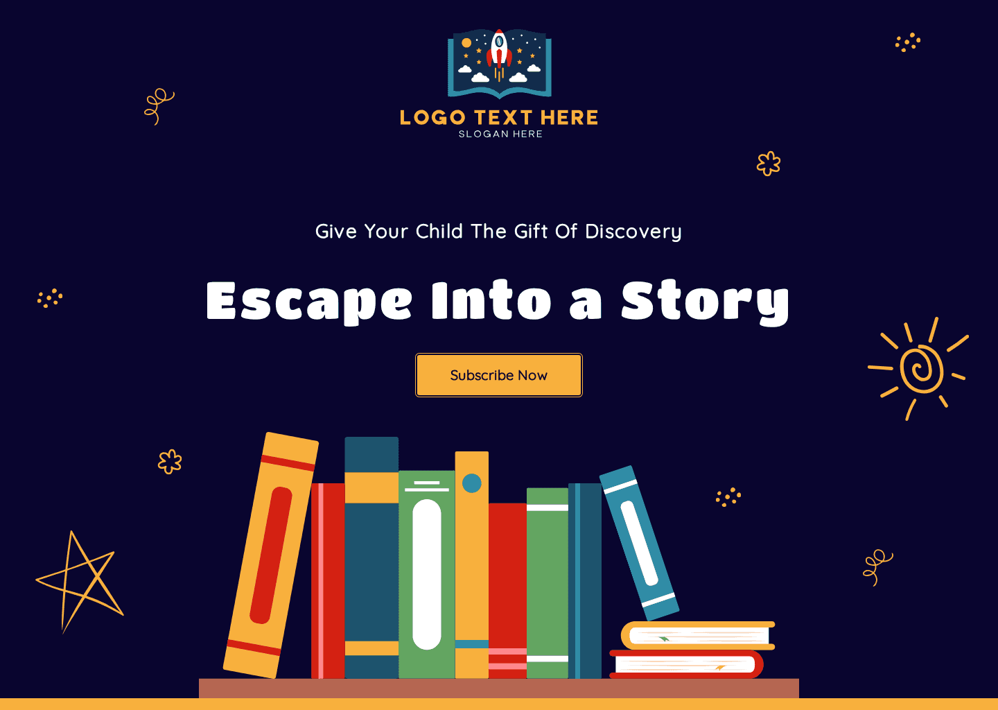 Childrens Book Subscription Website Preview