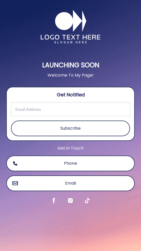 Generic Launching Soon Link in Bio