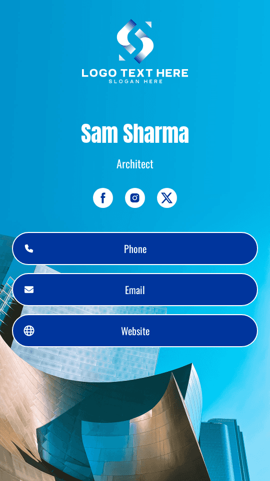 Architectural Design Lead Digital Business Card Preview