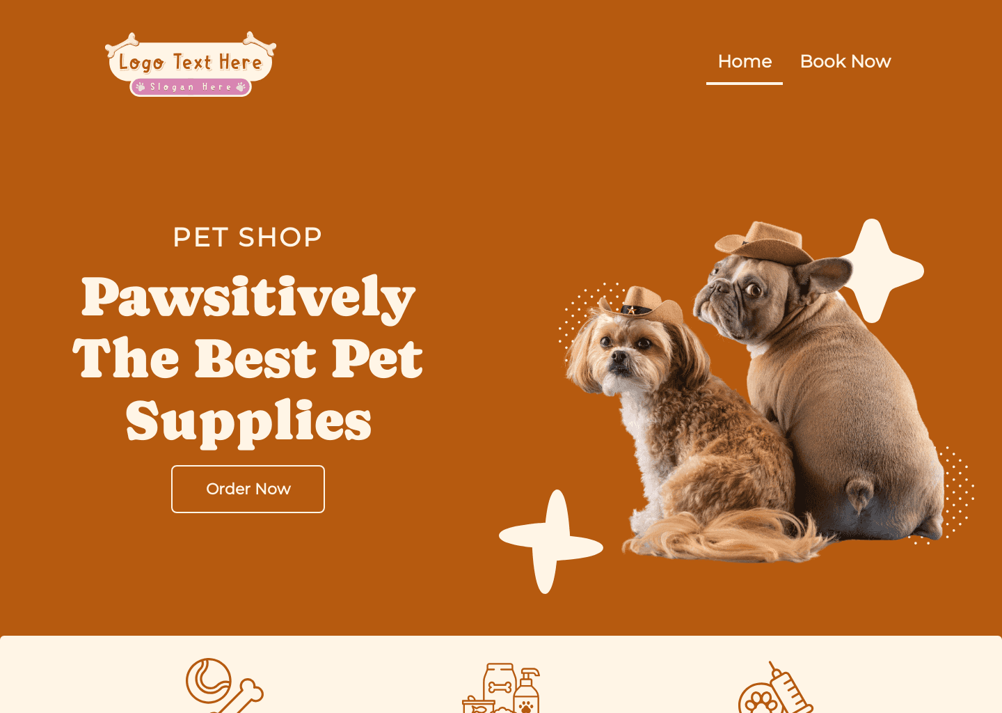 Pet Animal Store Website Builder Image Preview