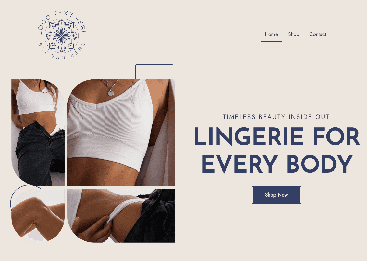 Elegant Lingerie Store Website Preview