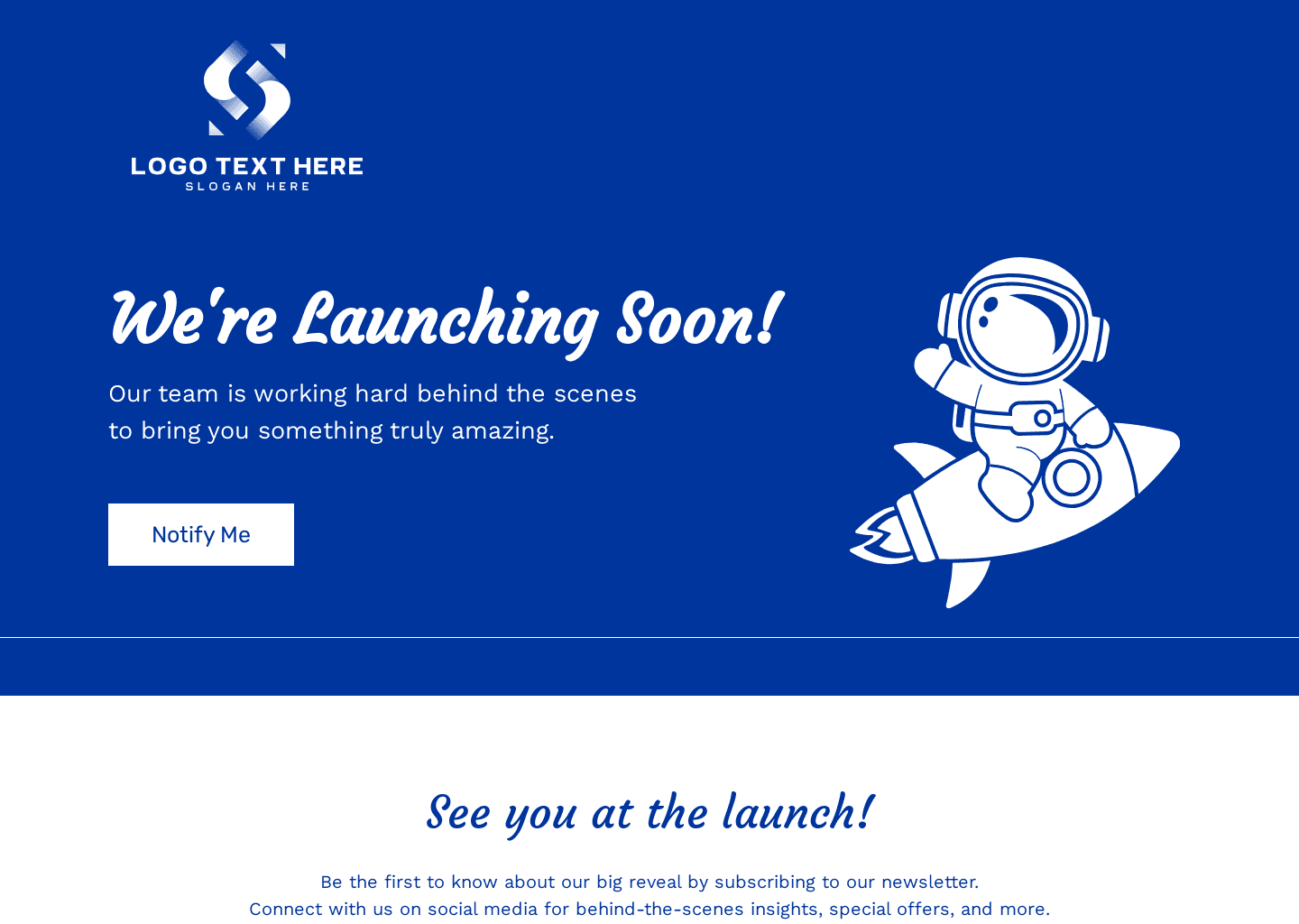 Launching Soon Website Preview
