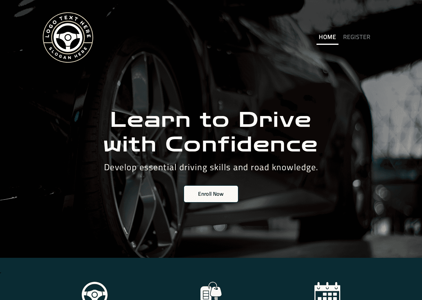Expert Driving Lessons Website Preview