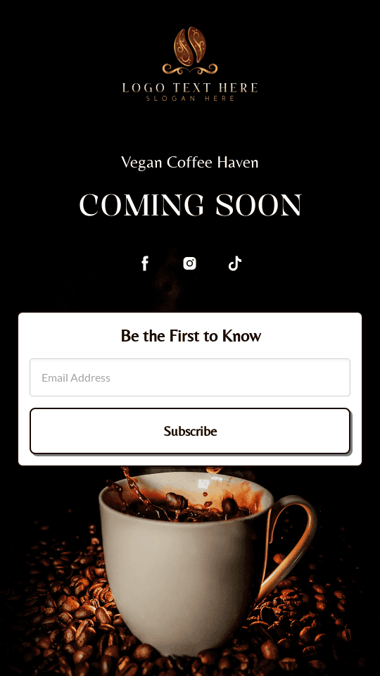 Vegan Cafe Launch Link in Bio