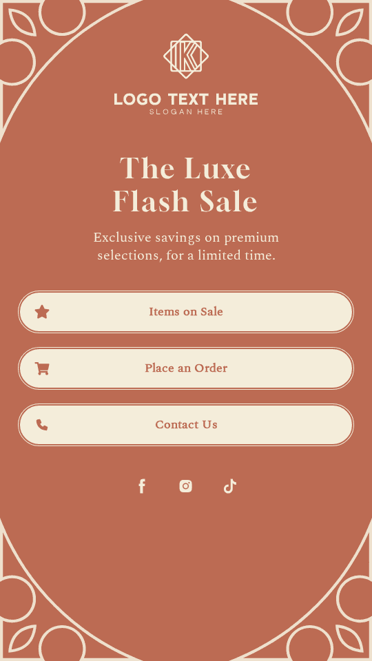 Generic Flash Sale Link in Bio Preview